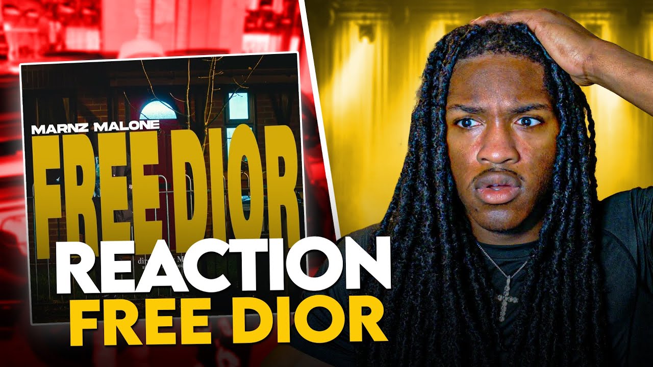 HE TALKING FROM THE HEART!!! Marnz Malone Free Dior Official Video REACTION