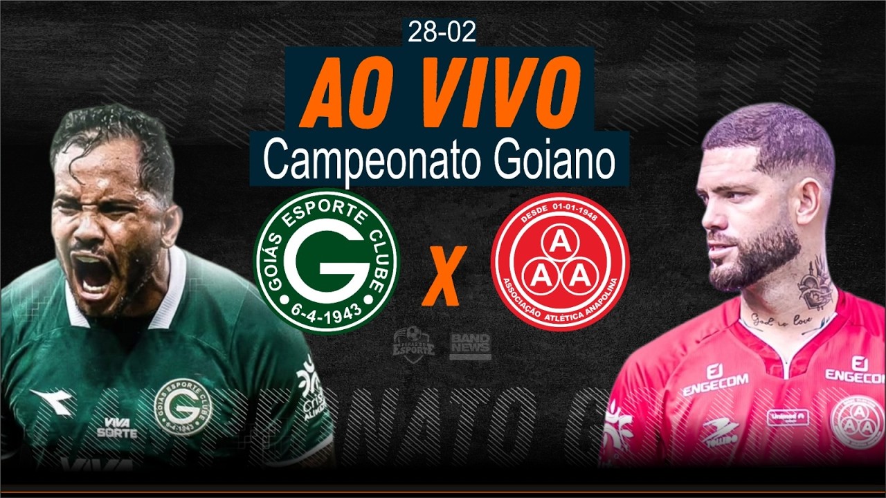 Goiás x Anapolina - AO VIVO - Campeonato Goiano - 28/02/2026