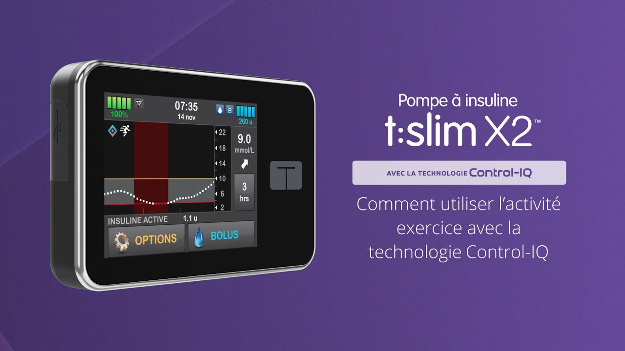 Utiliser l’activité exercice avec la technologie Control-IQ