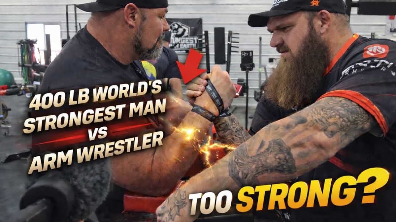 I TAUGHT BRIAN SHAW MY ARMWRESTLING STYLE 