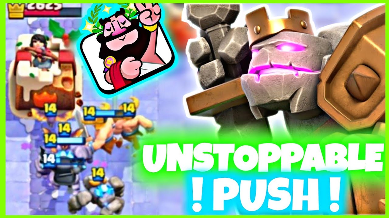 NEW GOLEM META IN CLASH ROYALE _ MINI PEKKA IS INSANELY GOOD _ UNSTOPPABLE PUSH _ BEST GOLEM DECK