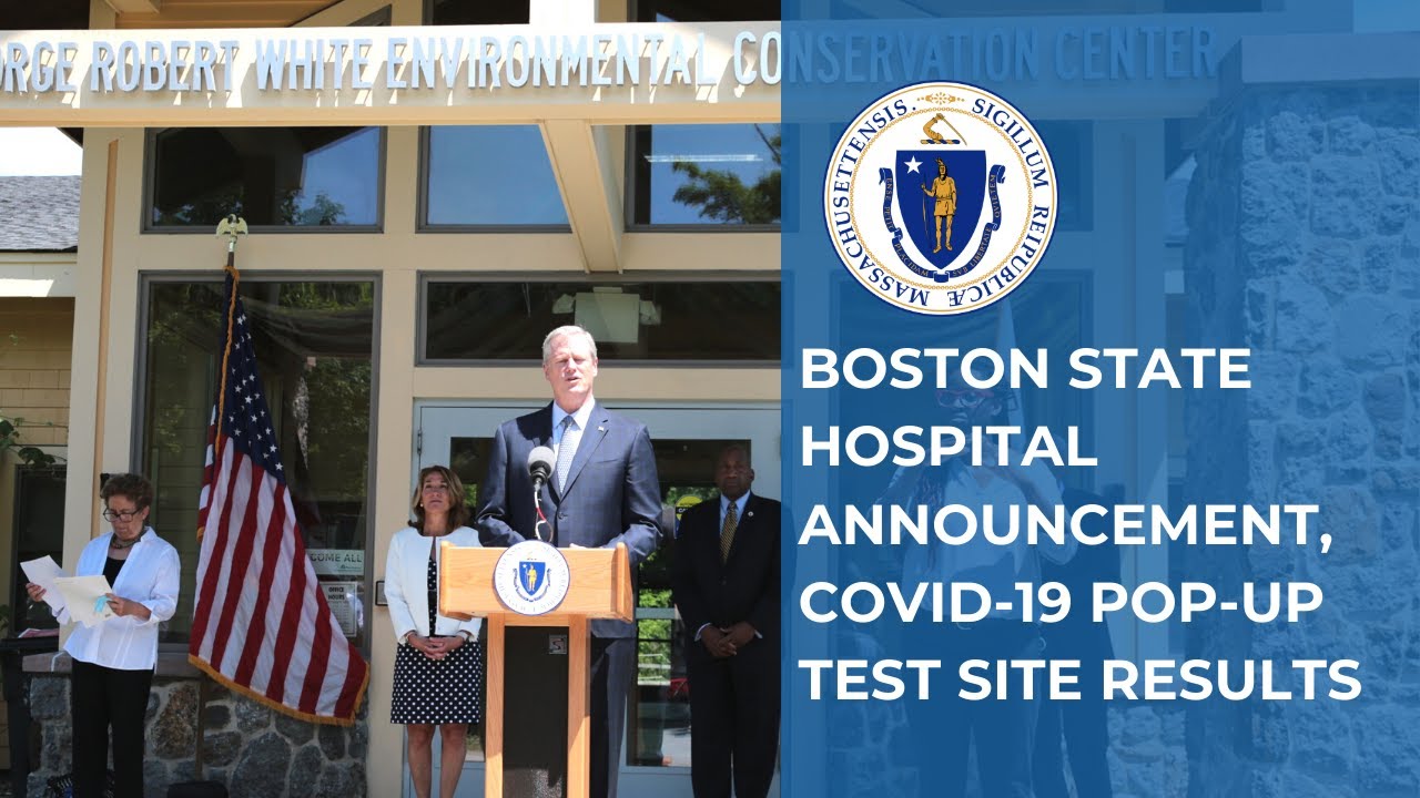 Boston State Hospital Announcement, COVID-19 Pop-Up Test Site Results