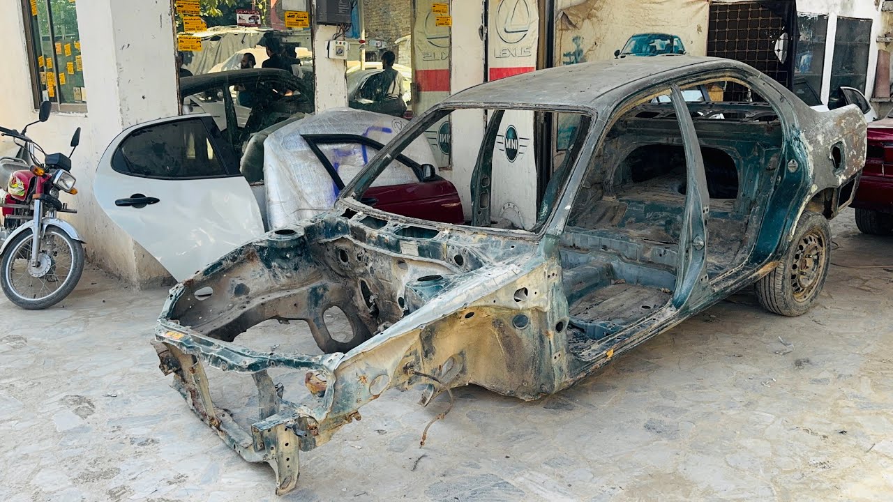 Corolla 1998 Full Body Restoration | Front End Replacement