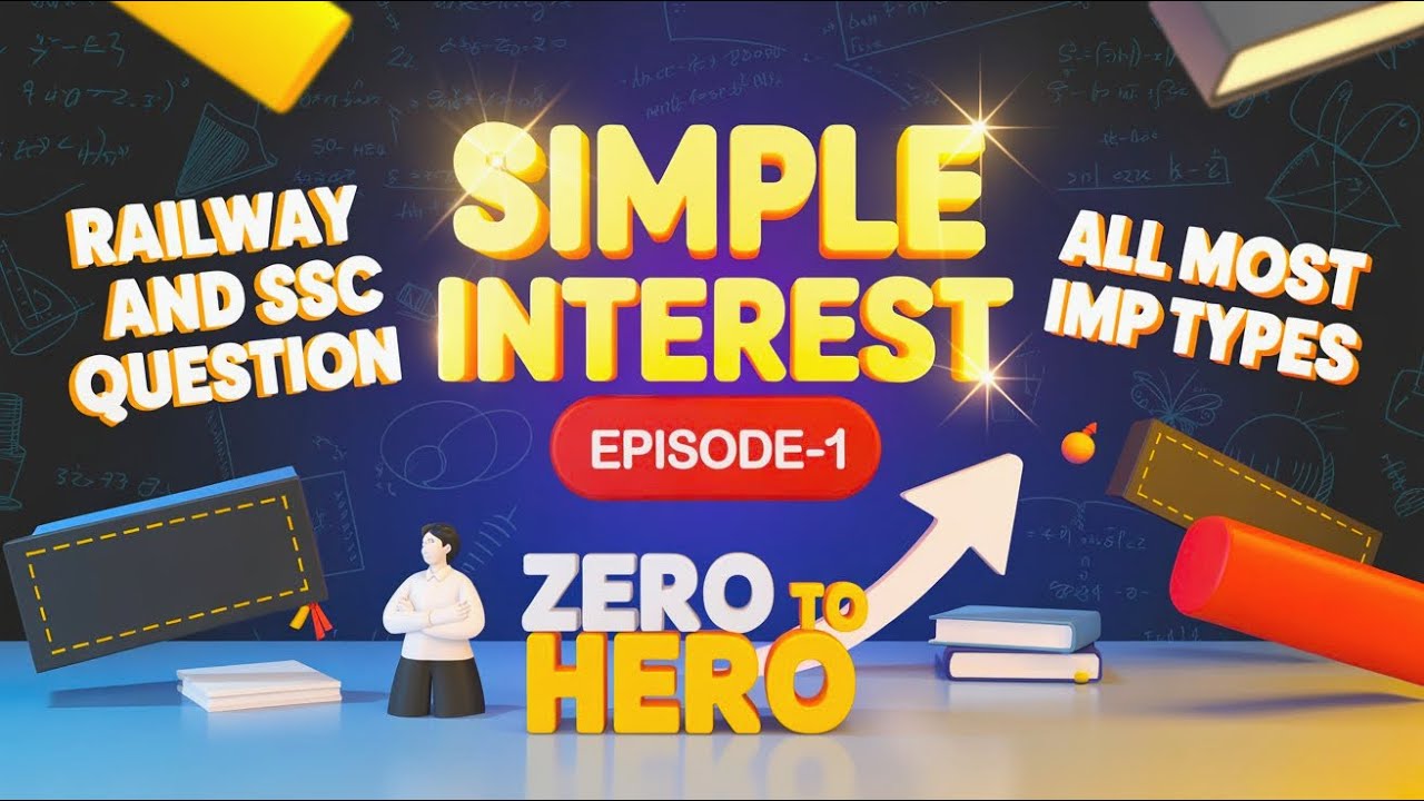 Simple Interest आसान तरीका | EPISODE-1 | Railway, SSC, Army | #maths #simpleinterest #srlethub