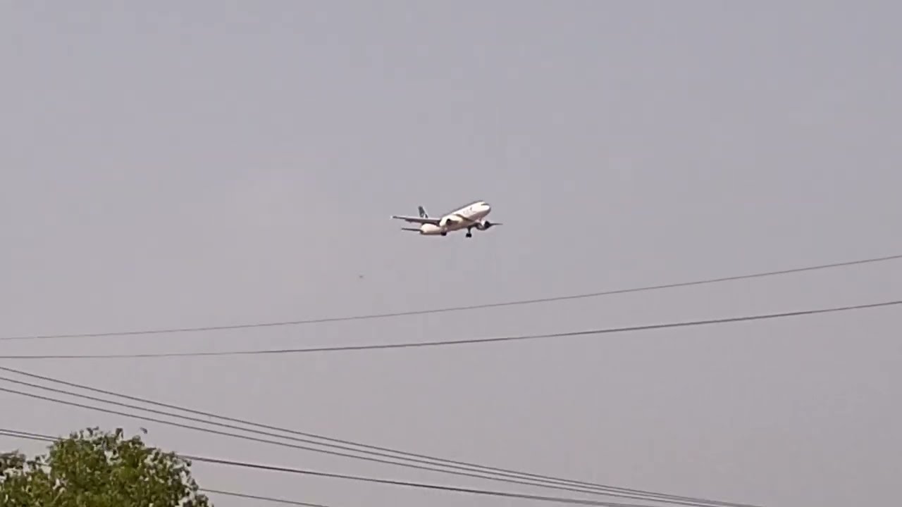 Air Arabia and PIA landing at Peshawar International Airport.