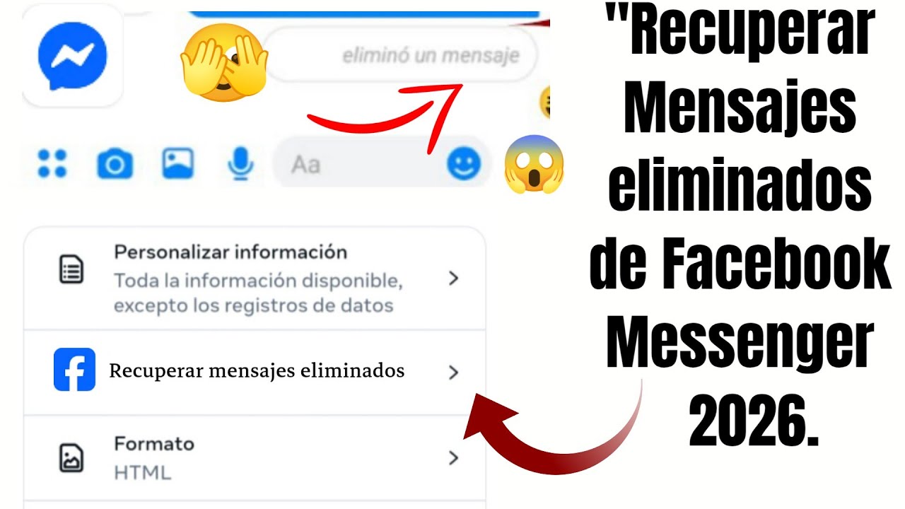 Como Recuperar mensajes eliminados de Facebook Messenger actualizado 2026