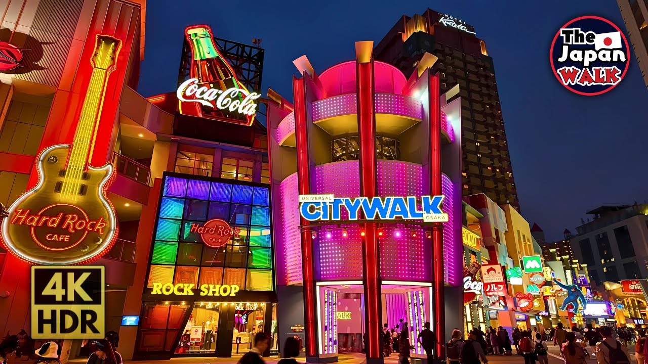 Universal CityWalk Osaka: Shops, Food, and Fun Just Outside USJ | Walking Tour | 4K | HDR