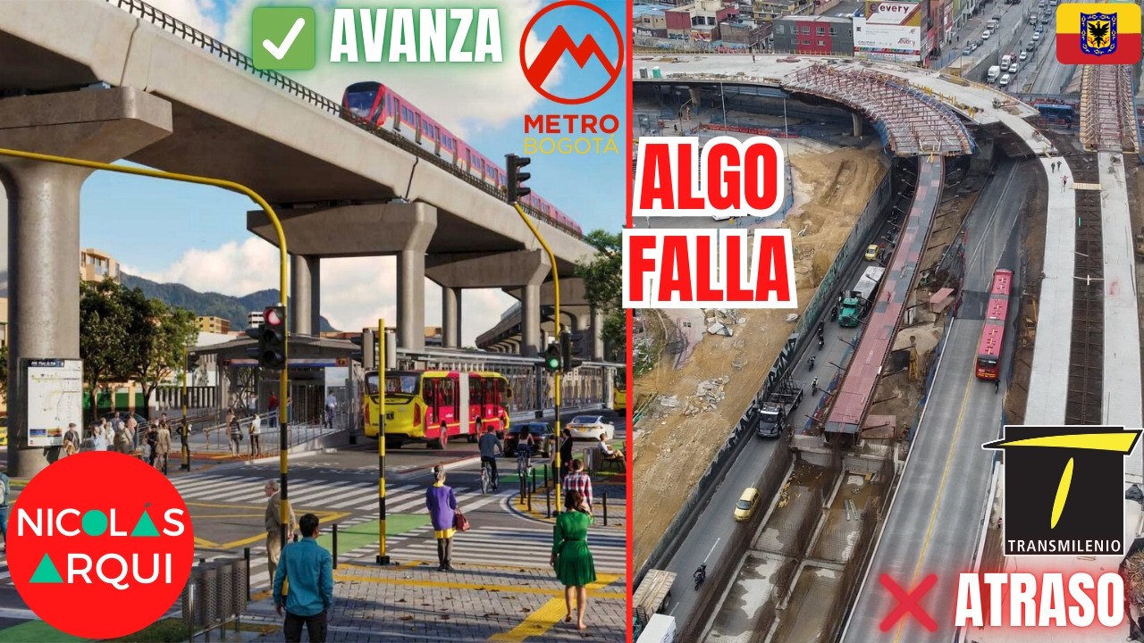 🛑 El Metro de Bogotá Avanza… Pero sus Troncales Alimentadoras de Buses Aún Están MUY ATRASADAS