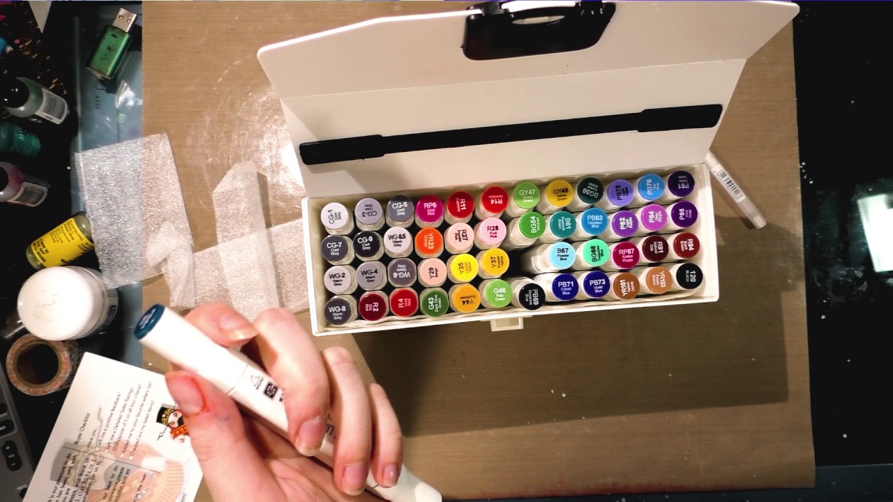 Ali Express Double Line Brush Markers