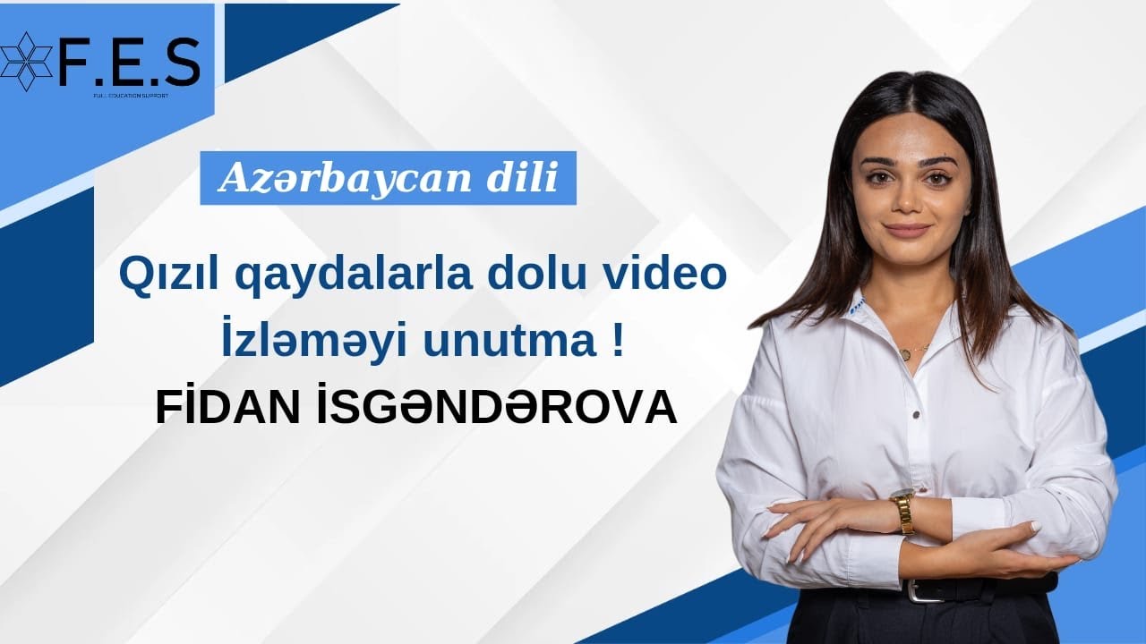 Qızıl qaydalarla dolu videoizah | Fidan İsgəndərova FES ACADEMY ✨