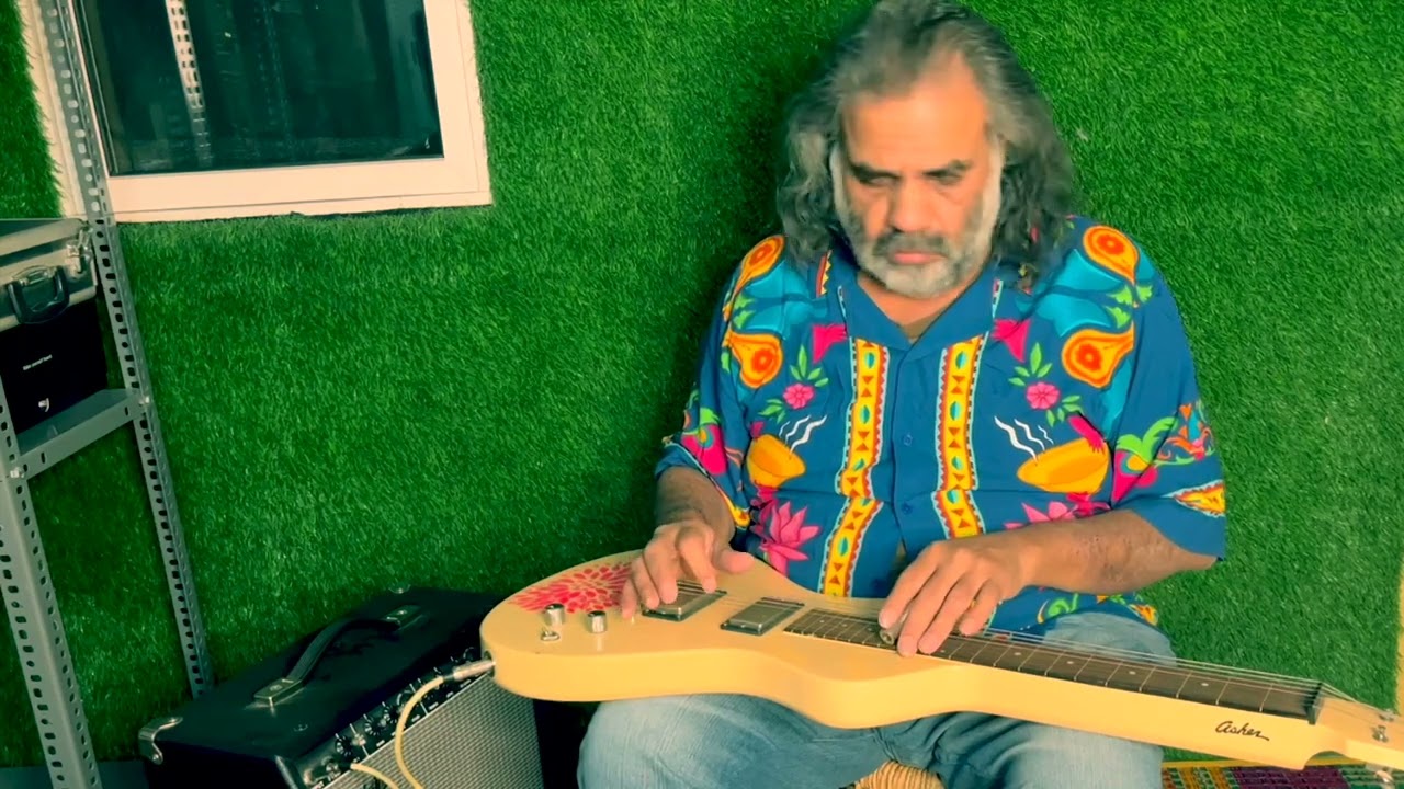 The Asher electro hawaiian is a beautiful instrument to create hawaiian style melodies .