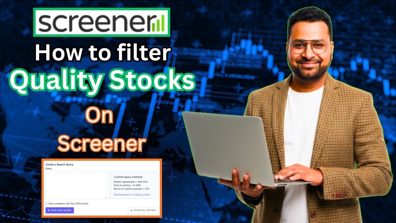 How to Filter Quality Stocks on Screener | Screener for Quality Stocks | How to Find Quality Stocks