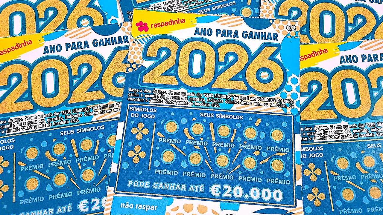 🔥 Outra Vez!? Comprei 6 Raspadinhas “Ano Para Ganhar 2026” 💸 Será que saiu prémio de 20.000€!?