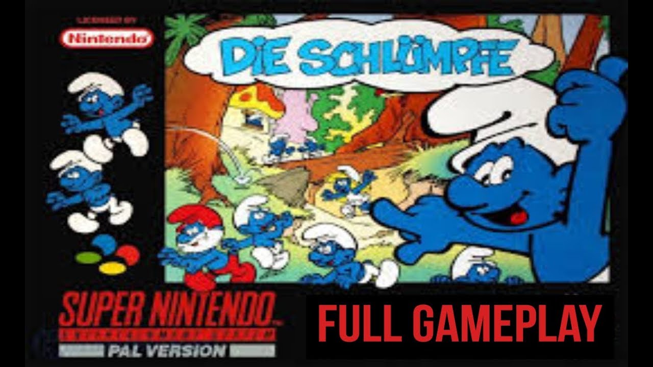 Die Schlümpfe [Full Gameplay] Super Nintendo