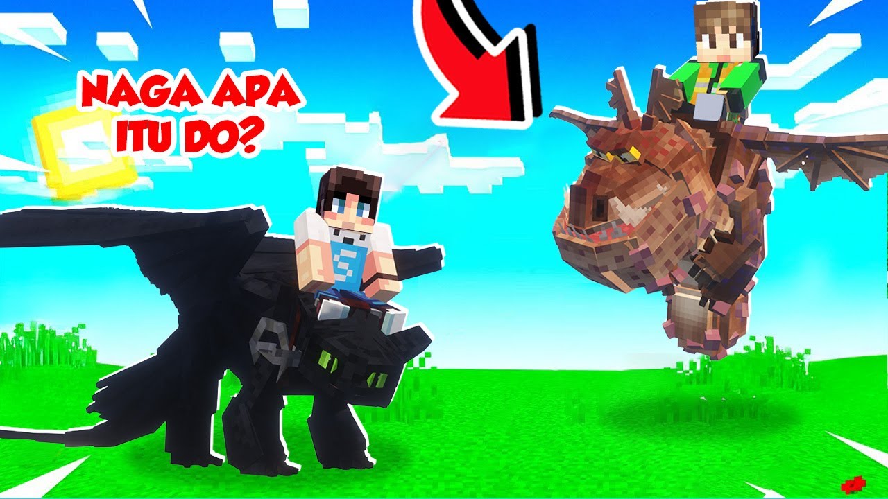 KITA TAMING NAGA LEGENDARIS DI MINECRAFT!!!