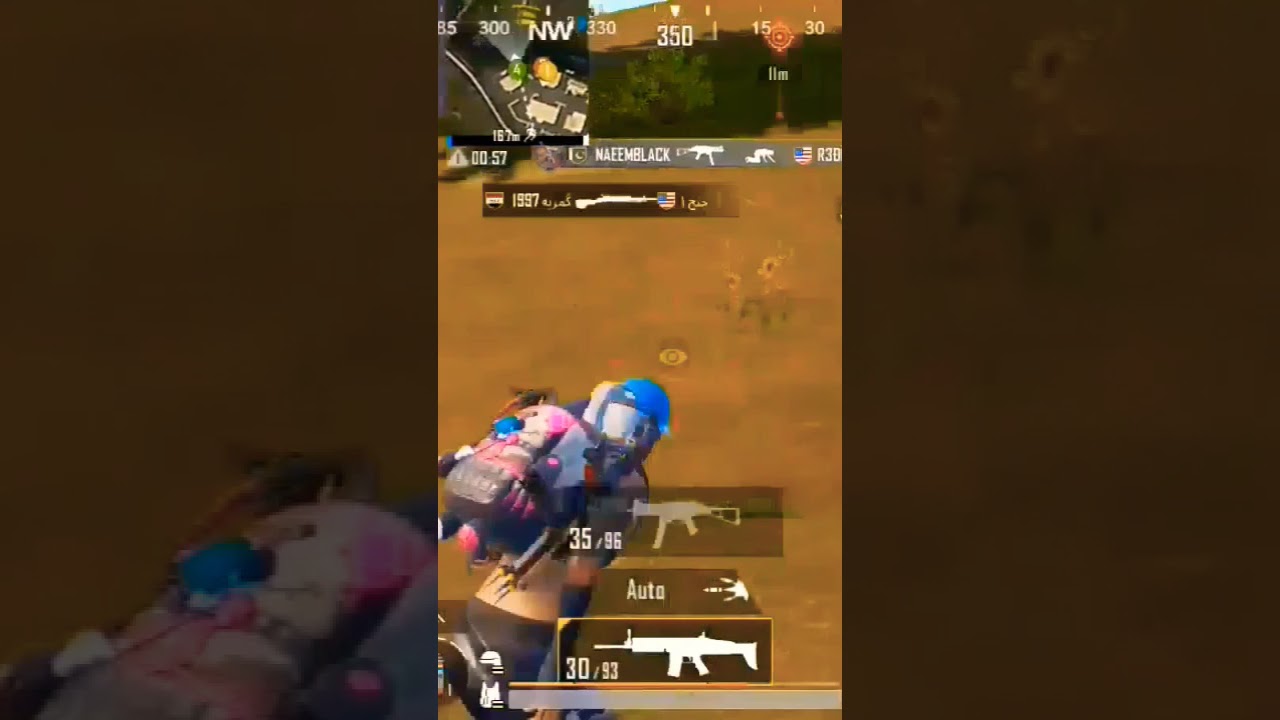 1v4 🔥 pubg 