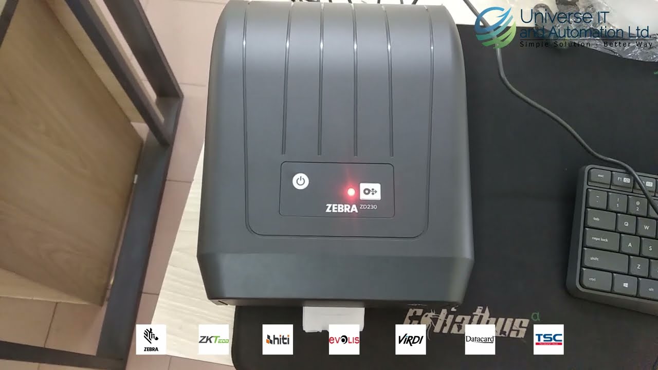 Zebra ZD230 Barcode Printer Installation in Bangla | Zebra ZD230 | Support: 01823021975