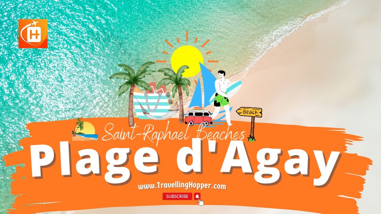 Plage d&rsquo;Agay ( Saint Rapha&euml;l ) , France 🔅🏖️ 🇫🇷