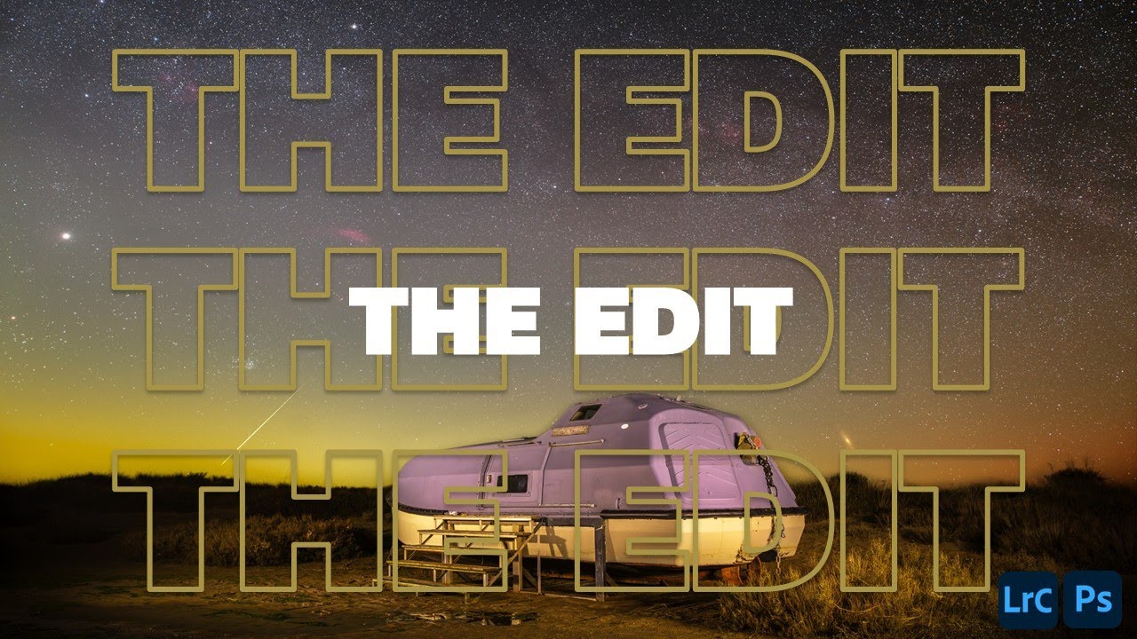 How to Edit Tracked Nightscape Photos | Full End-to-End Workflow | Night Sky Photoshop Editing