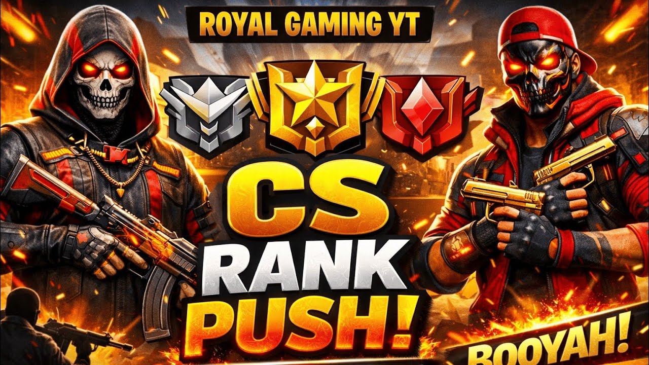 Royal_Gaming_YT is live English Garena Free Fire : 👍 Good stream | Playing Squad |