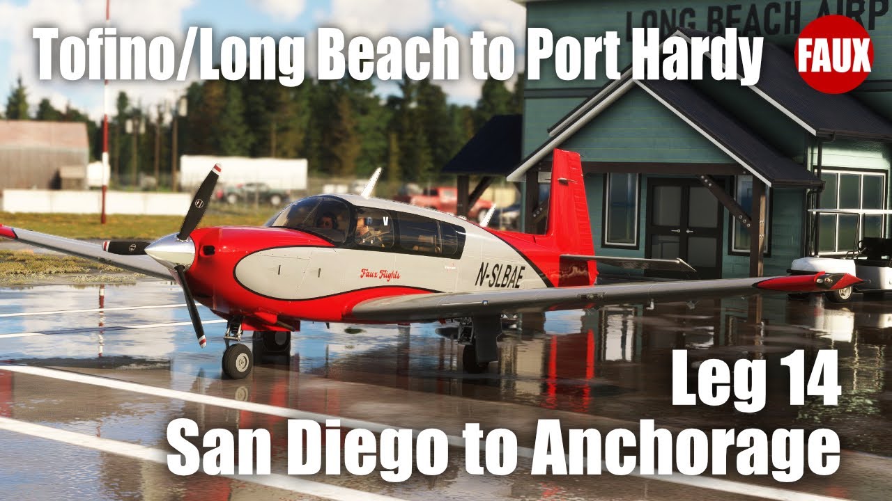 San Diego - Anchorage Leg 14 | CYAZ - CYZT| VFR | Mooney Ovation | Pilot2ATC | Brunner Yoke/Ped | VR