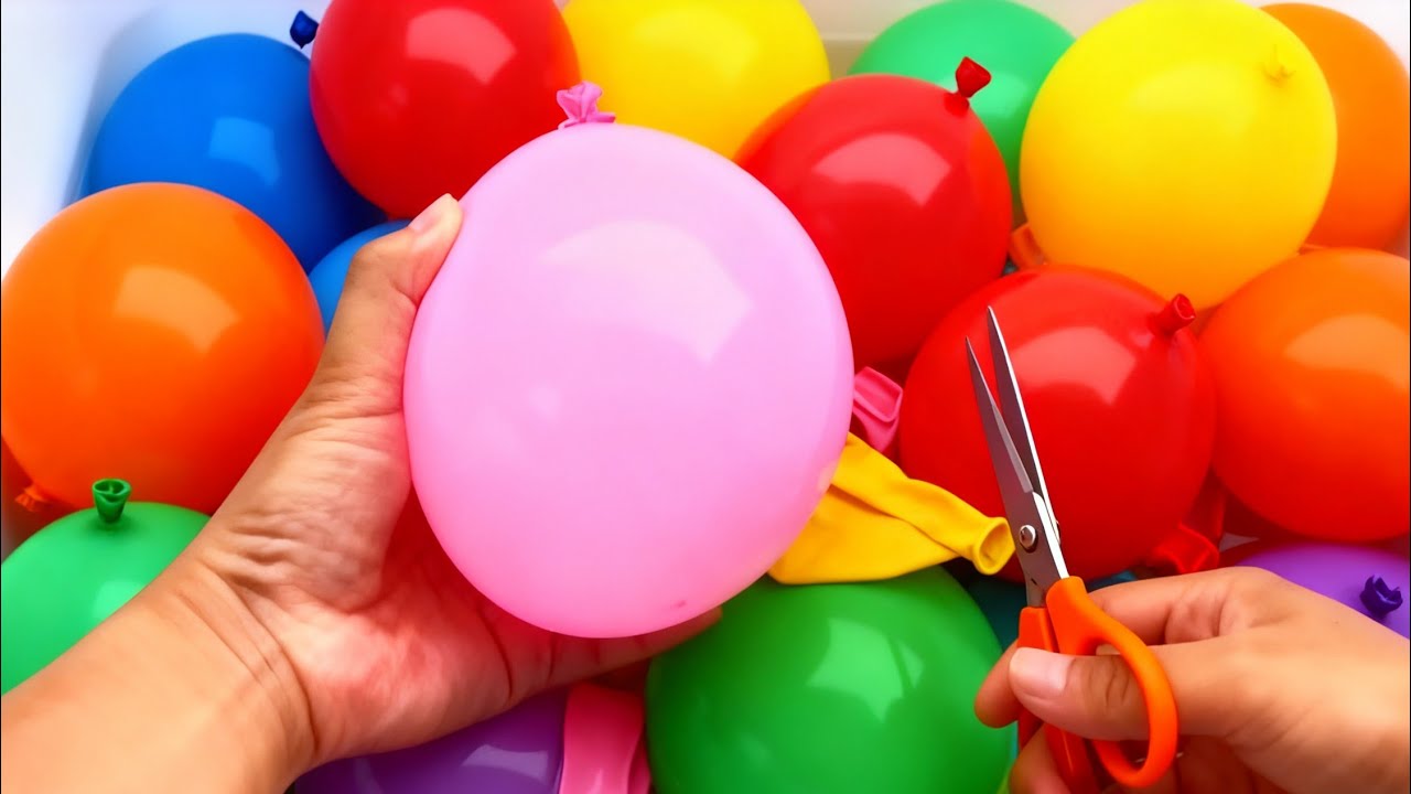 🔥 YOU NEED TO SEE THIS! The Most RELAXING Water Balloon Cuts for ASMR Bliss 😌
