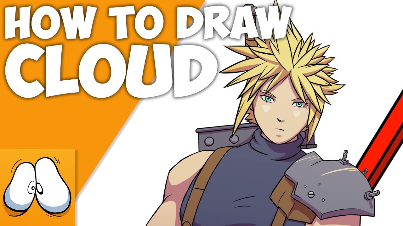 How To Draw Cloud (Final Fantasy VII Remake!)