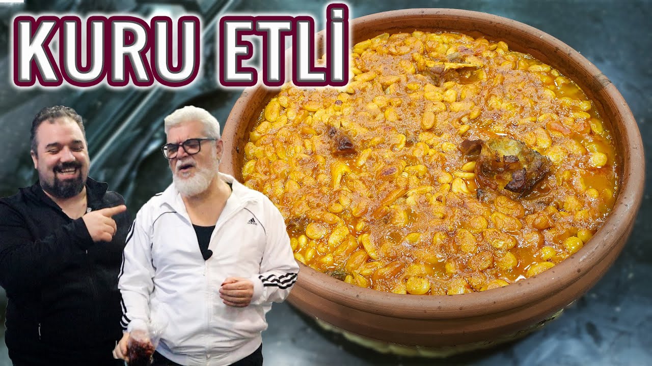 BABAM ZEHİR ACIYI YİYİNCE 😄 (Fırında Kuru Etli Kaymaklı Kuru Fasülye Tarifi)(Susuz Kuru Fasulye)