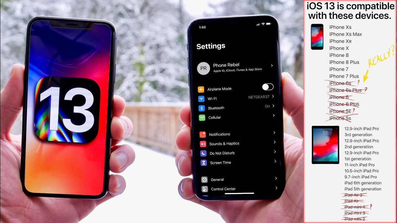 iOS 13! Features, iPhone Support, Dark Mode Demo, Release Date & More!