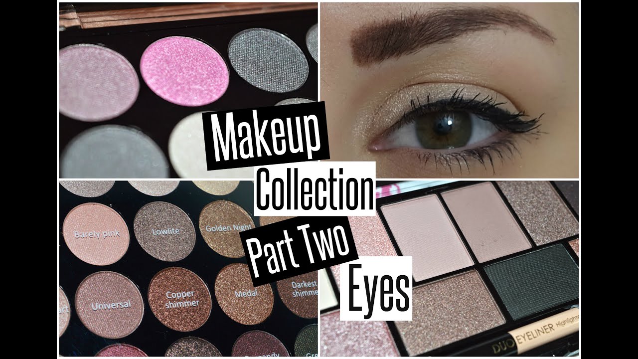 Makeup Collection 2015 | Part Two: Eyeshadow Palettes and Mascaras