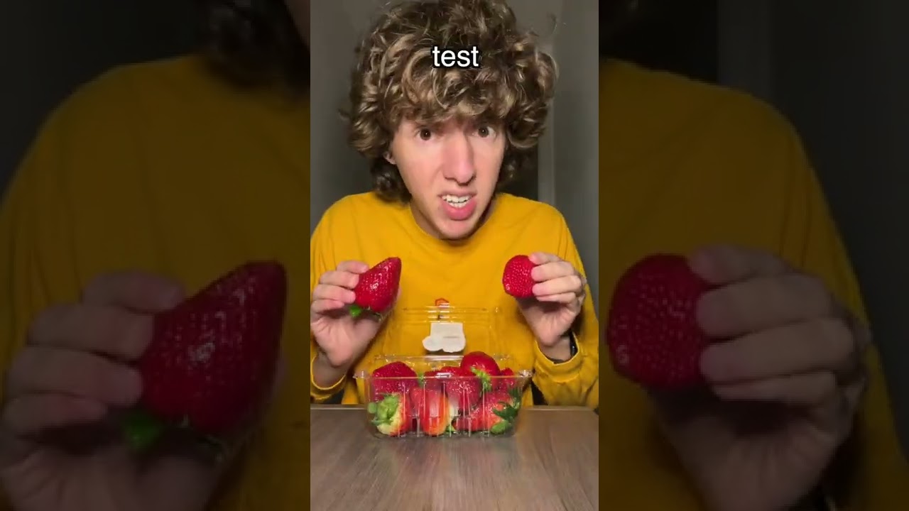 THE ONLY WAY TO EAT STRAWBERRIES #shorts
