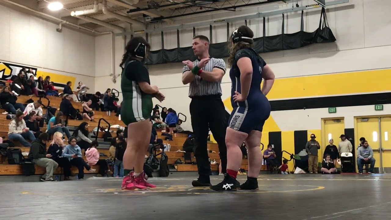 Mia Rivera (Hoover) Vs Kathleen Macdonald High (235lbs) @ La Manzanita Girls Tournament