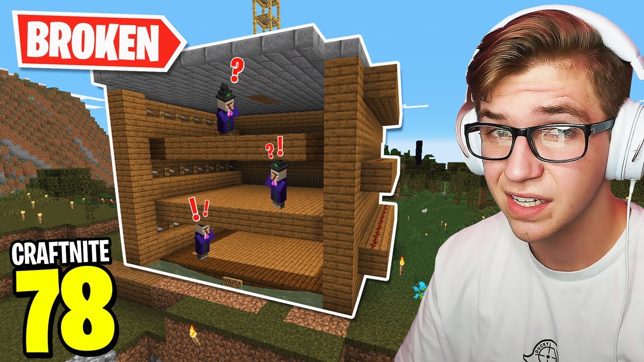 Craftnite: #78 - MY NEW WITCH FARM HAS A *SERIOUS* PROBLEM...