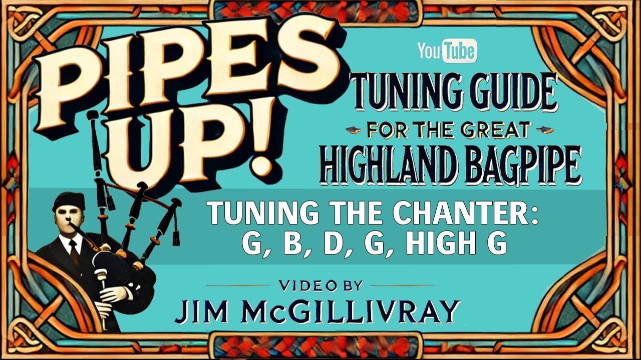 How to Fix Sharp Notes on the Bagpipe Chanter with Tape | PIPES UP! with Jim McGillivray
