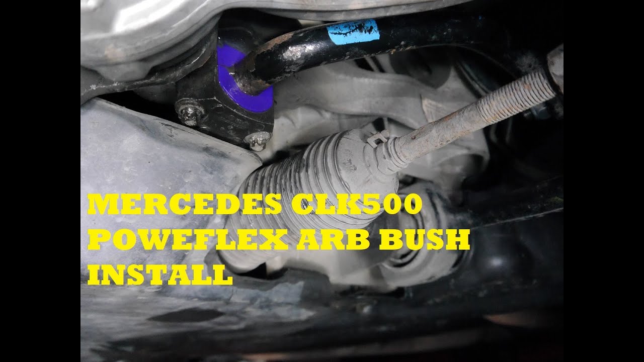 VSG Ep 64 - 2004 Mercedes CLK 500 DIY install of Powerflex front Anti roll bar bushes