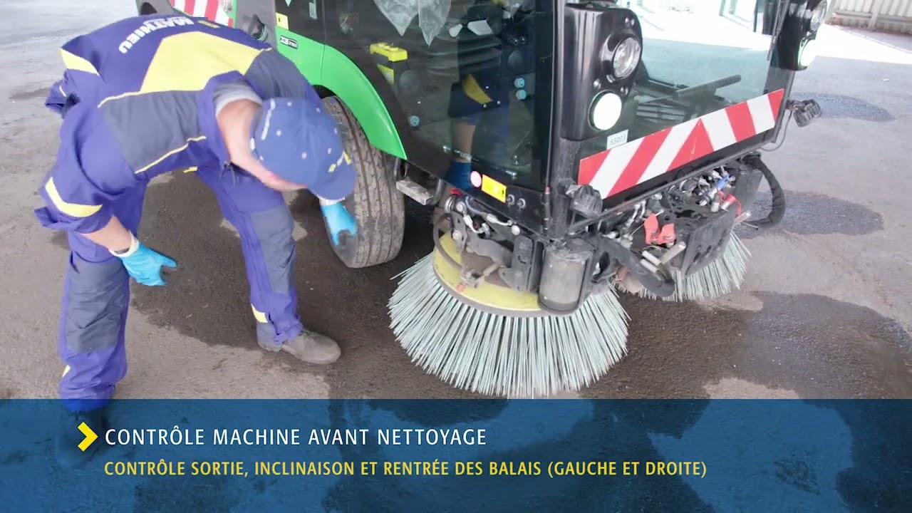 MC 210 - Contrôle balayeuse avant nettoyage