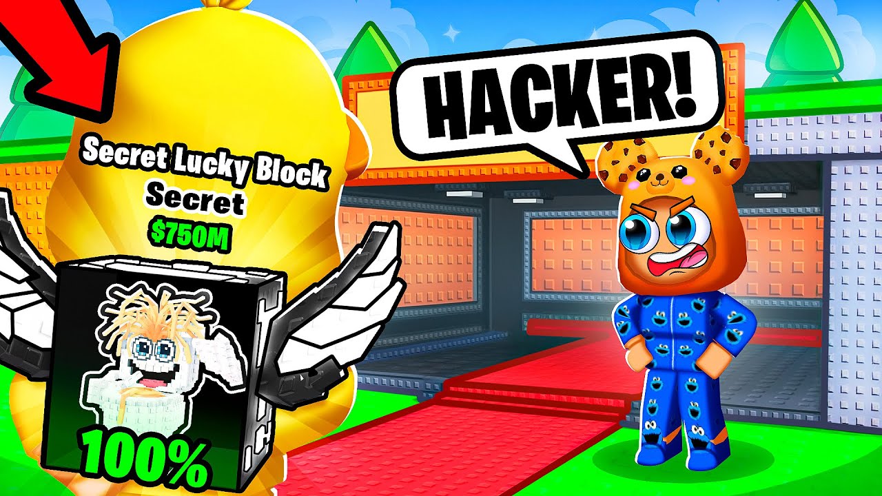 VALSSPELEN Met 999% GELUK In LUCKYBLOCK WEDSTRIJD In Steal A Brainrot! (Roblox)