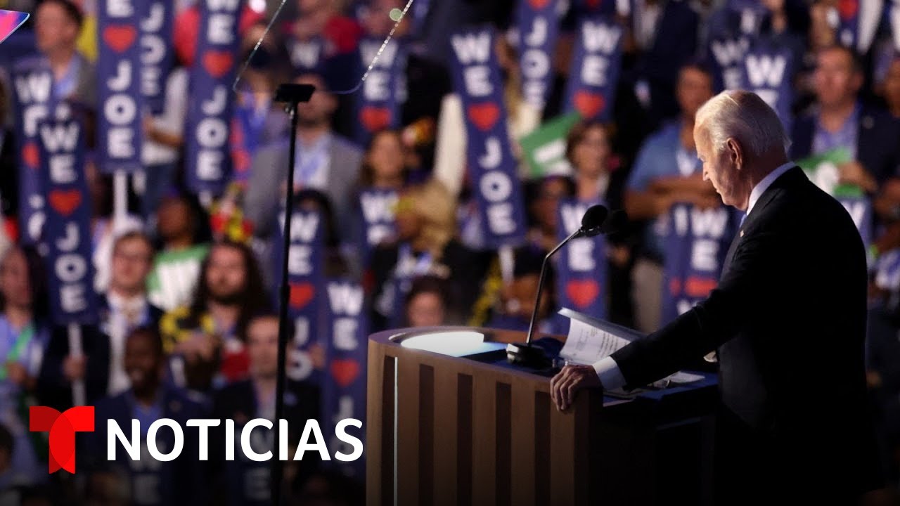 El discurso completo de Biden en la Convención Nacional Demócrata 2024 | Noticias Telemundo