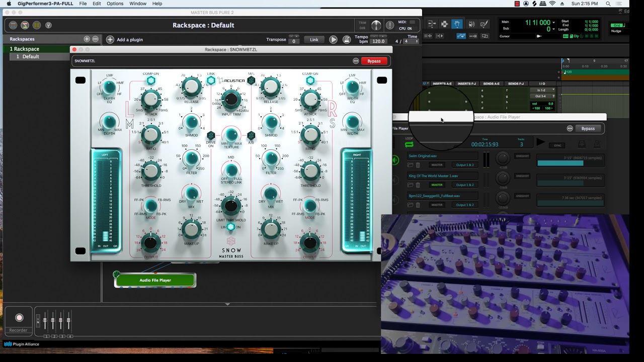 Rupert Neve MBP Vs Acustica Snow MB