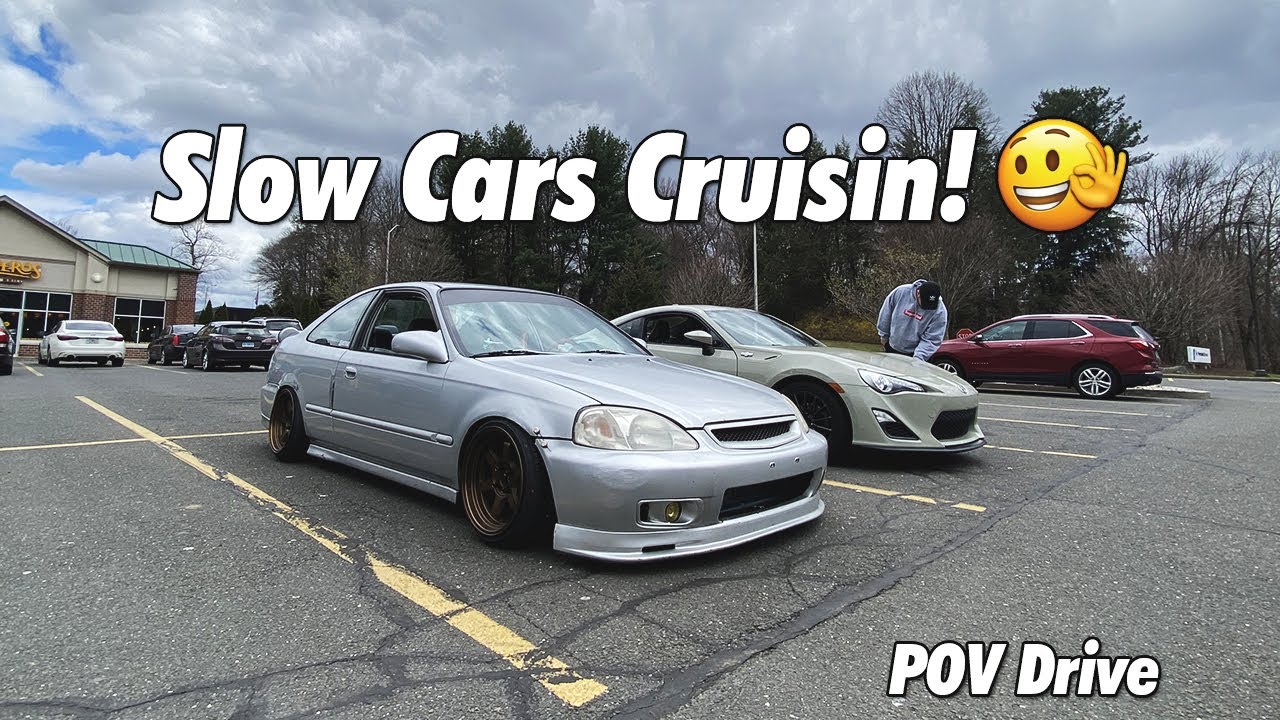 Two Slow Cars go for a Drive! | POV Drive/Cruise | Honda Civic EK Coupe