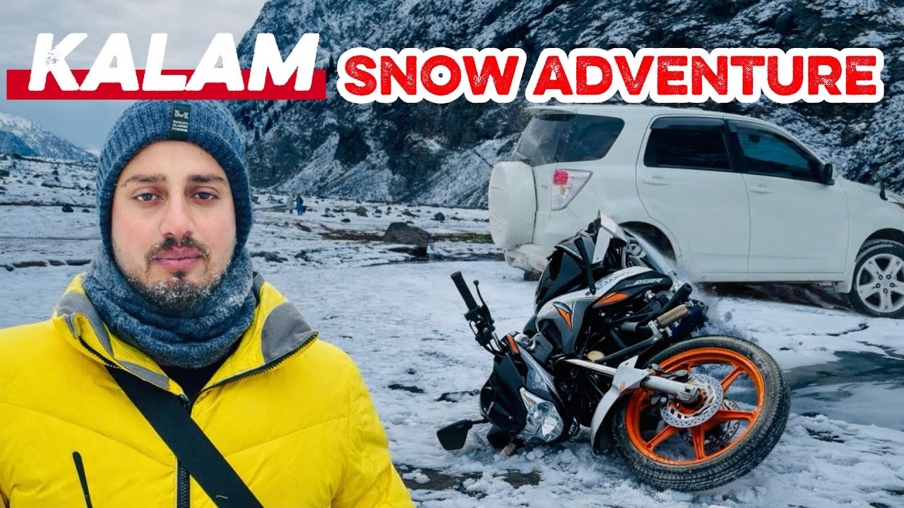 Kalam Snow Bike Ride ❄️ | Mahodand & Saifullah Lake | -21°C Extreme Cold Vlog