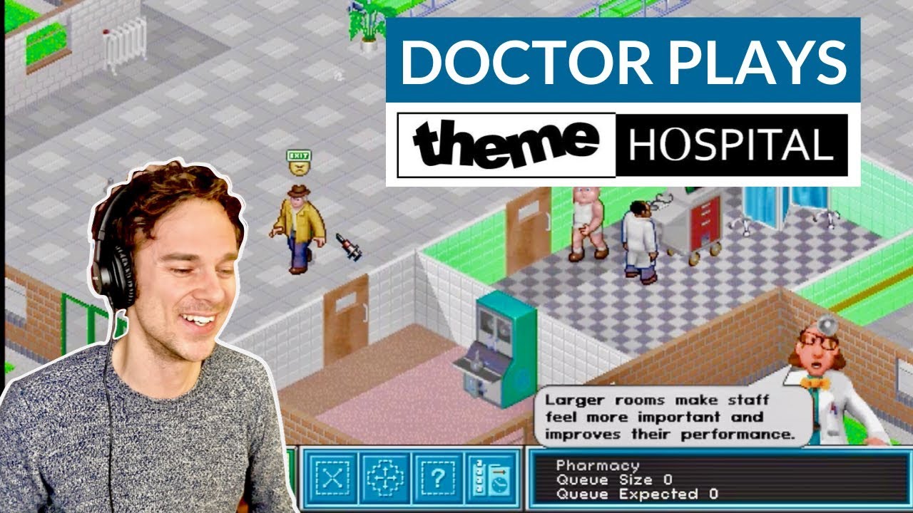 Doctor plays THEME HOSPITAL // Doctor Reacts