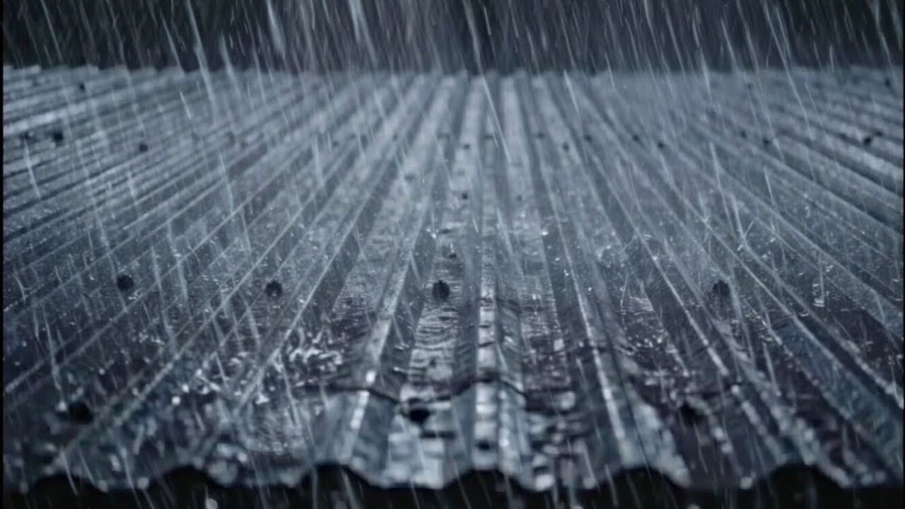 Heavy Rain on Metal Roof | 6 Hours | Deep Sleep & Relaxation