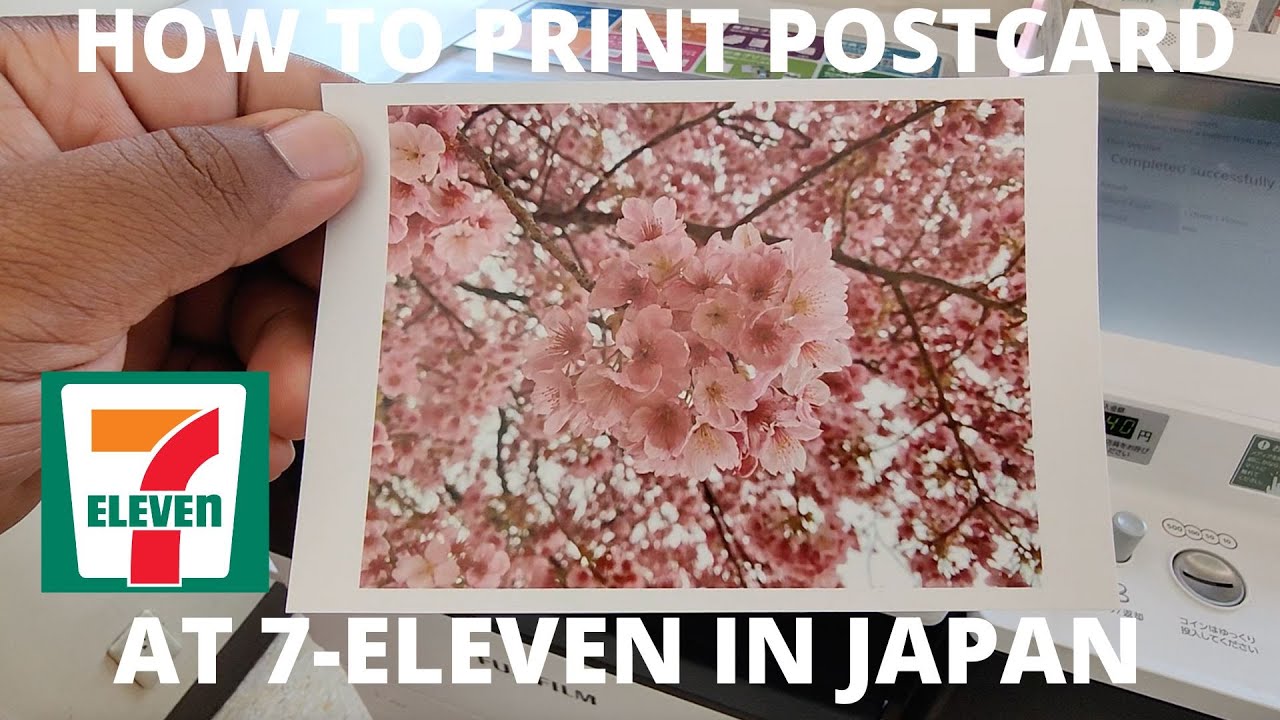 HOW TO PRINT PHOTO POSTCARD AT 7-ELEVEN CONVENIENCE STORE IN JAPAN | MAMUN CHOWDHURY | JAPAN 2022