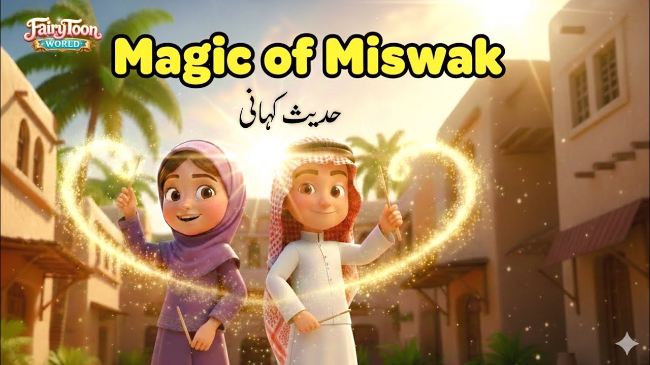 Magic of miswak |Urdu Hadith story| مسواک کے فضائل| |Islamic cartoon animation|