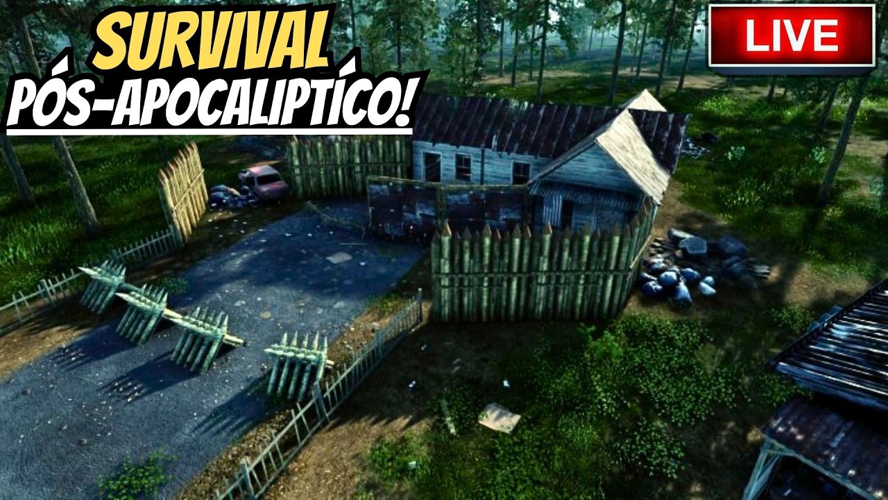 SURVIVAL PÓS-APOCALÍPTICO! | CONSTRUINDO MINHA CASA DO ZERO! | EXPLORANDO O MUNDO!