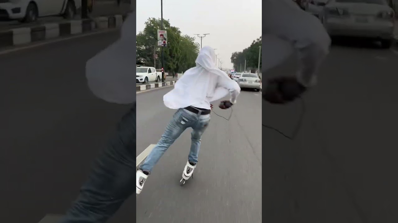 Rolling in the streets of Kano. 