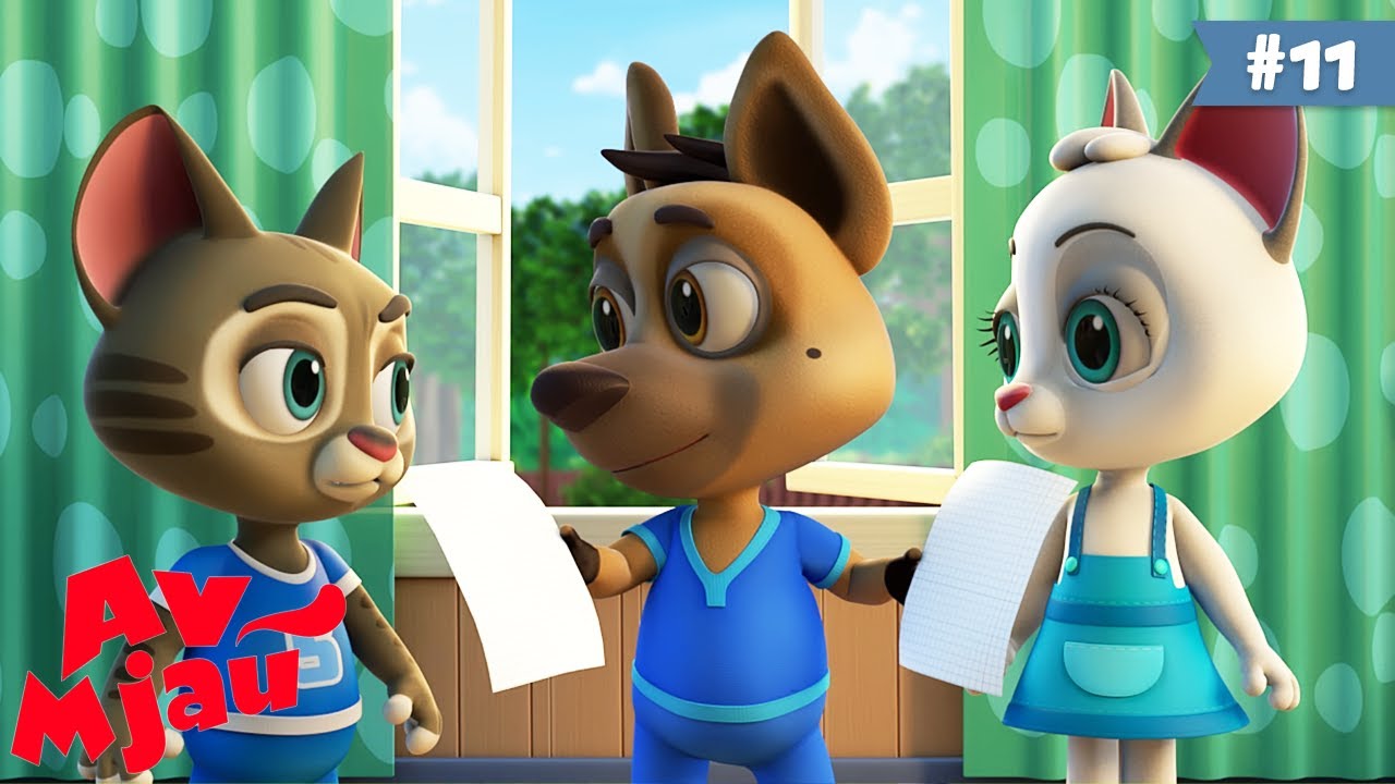 Av Mjau 🐶 Domaći zadaci 🐱 Crtani na Srpskom