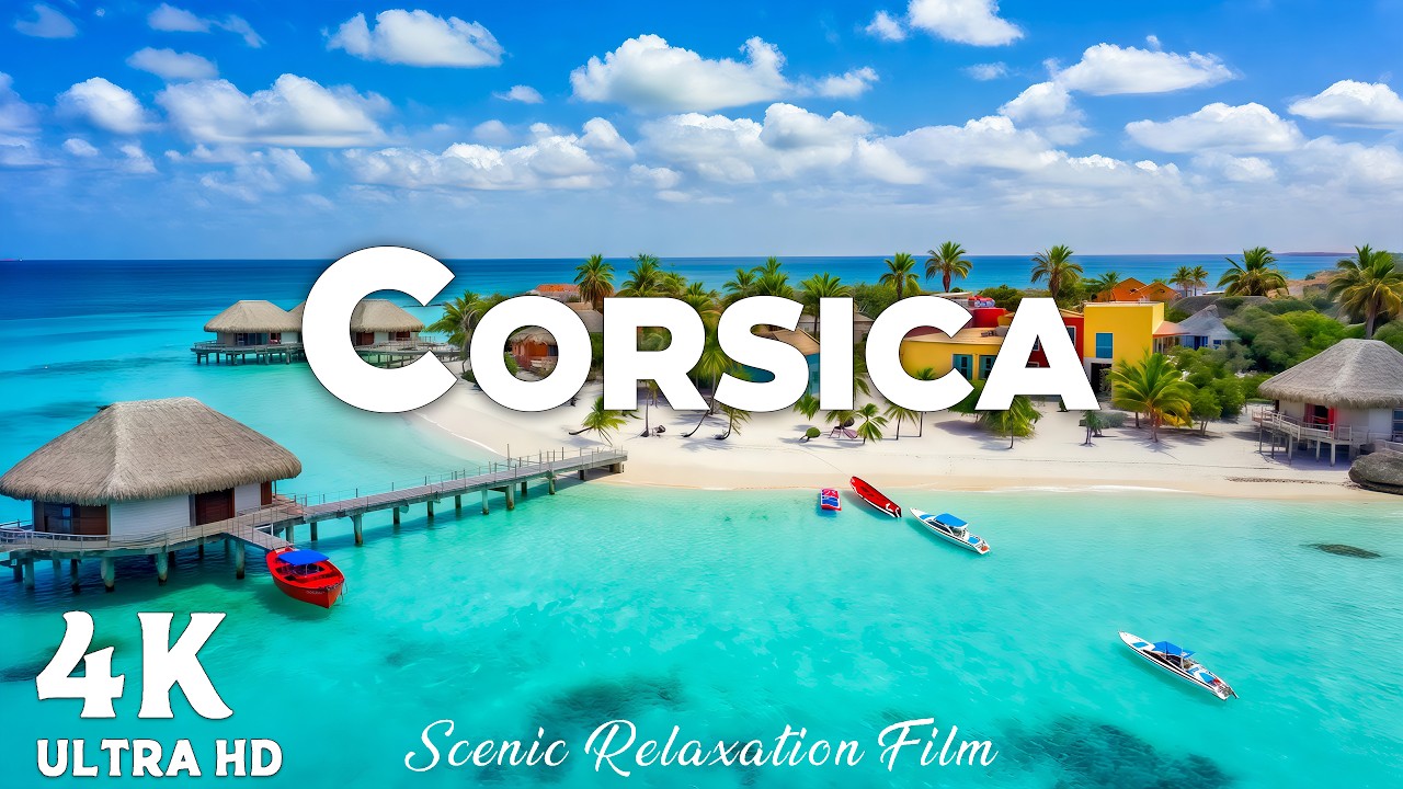 Corsica 4K – Turquoise Coves, Dramatic Cliffs & Island Serenity | Scenic Relaxation