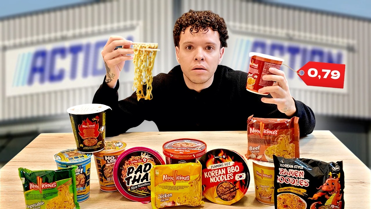 Alle Instant Nudeln von Action im Test – die beste & die schlimmste! 🍜🎌